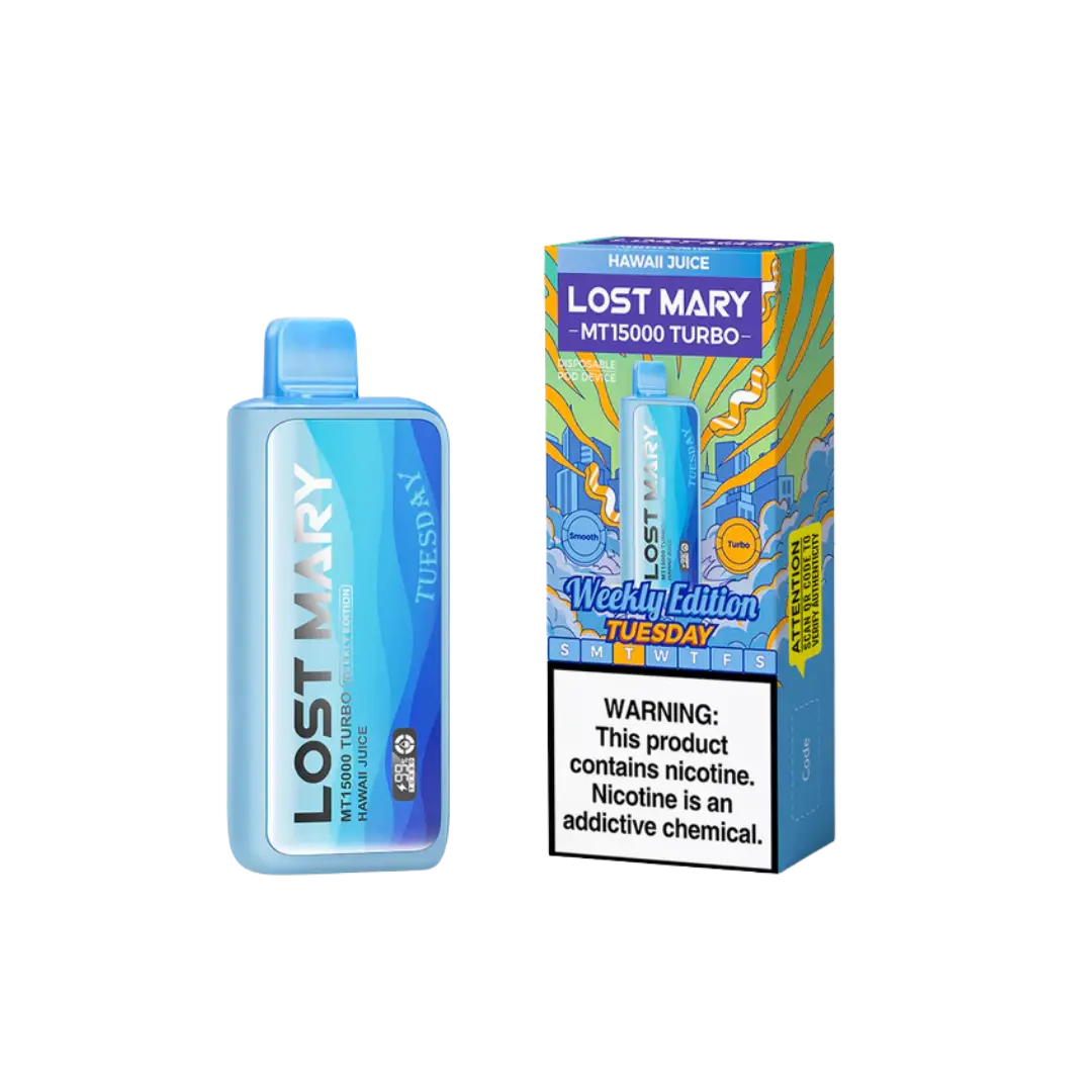 LOST MARY MT15000 TURBO RECHARGEABLE DISPOSABLE DEVICE LOST MARY