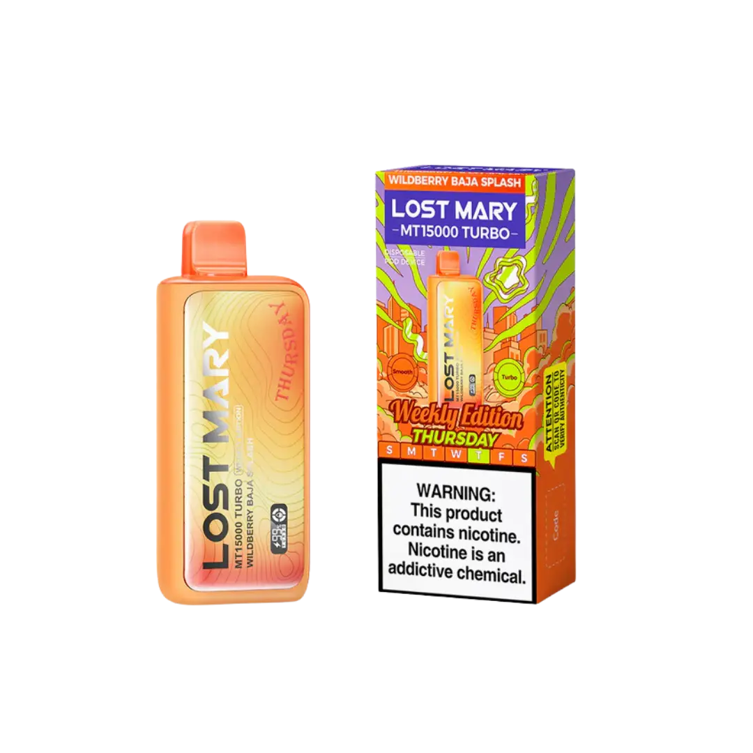 LOST MARY MT15000 TURBO RECHARGEABLE DISPOSABLE DEVICE LOST MARY