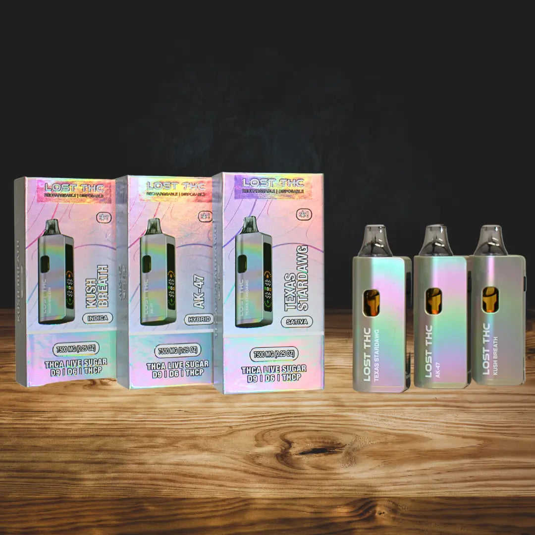 LOST THC V2 7.5GM THCA PLATINUM EDITION DISPOSABLE LOST THC