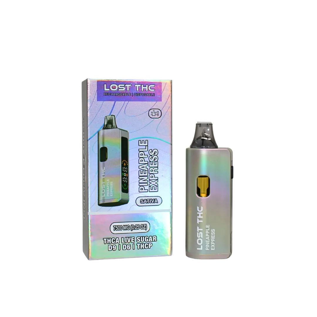 LOST THC V2 7.5GM THCA PLATINUM EDITION DISPOSABLE LOST THC
