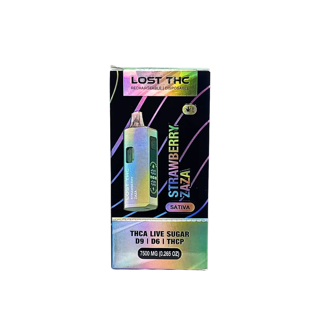 LOST THC V2 7.5GM THCA RAINBOW EDITION DISPOSABLE LOST THC