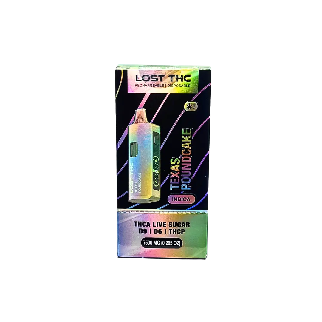 LOST THC V2 7.5GM THCA RAINBOW EDITION DISPOSABLE LOST THC