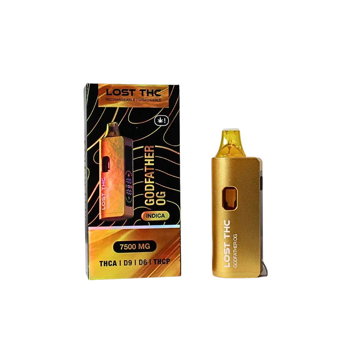 LOST THC V2 THCA 7.5GM GOLD EDITION DISPOSABLE LOST THC