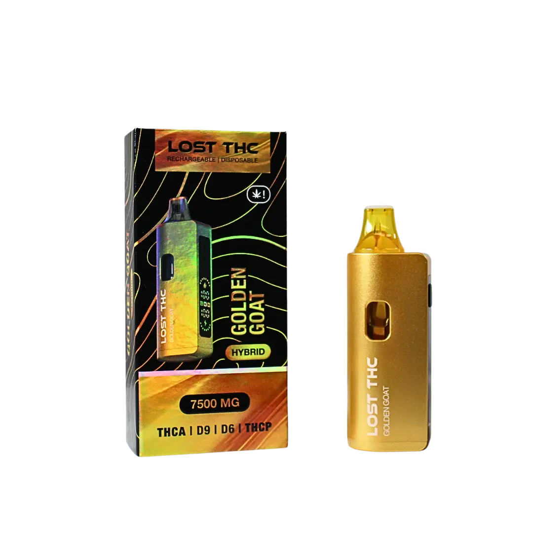 LOST THC V2 THCA 7.5GM GOLD EDITION DISPOSABLE LOST THC