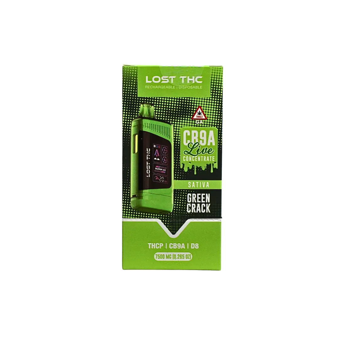 LOST THC V3 7.5GM THC-P + CB9A LIVE CONCENTRATE DISPOSABLE LOST THC