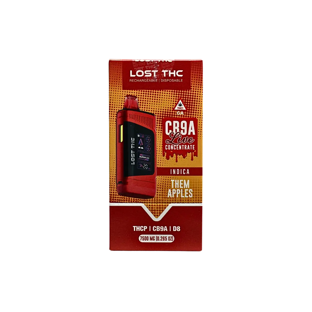 LOST THC V3 7.5GM THC-P + CB9A LIVE CONCENTRATE DISPOSABLE LOST THC