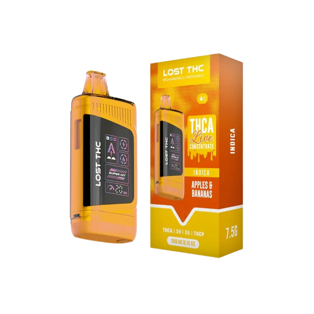 LOST THC V3 7.5GM THCA LIVE CONCENTRATE DISPOSABLE LOST THC
