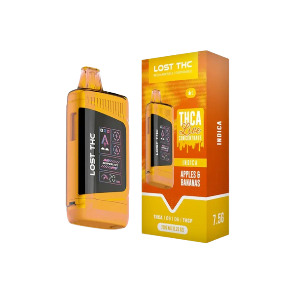 LOST THC V3 7.5GM THCA LIVE CONCENTRATE DISPOSABLE LOST THC