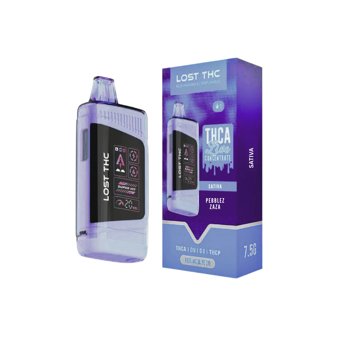 LOST THC V3 7.5GM THCA LIVE CONCENTRATE DISPOSABLE LOST THC