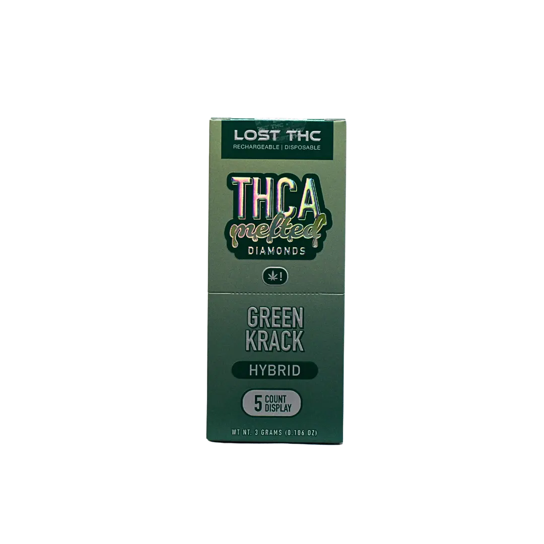 LOST THC V4 MELTED THCA DIAMONDS 3GM DISPOSABLE LOST THC