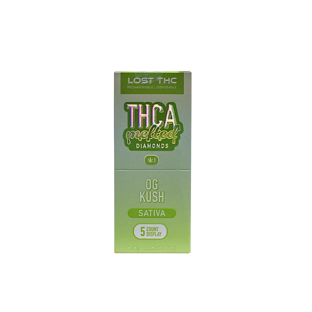 LOST THC V4 MELTED THCA DIAMONDS 3GM DISPOSABLE LOST THC