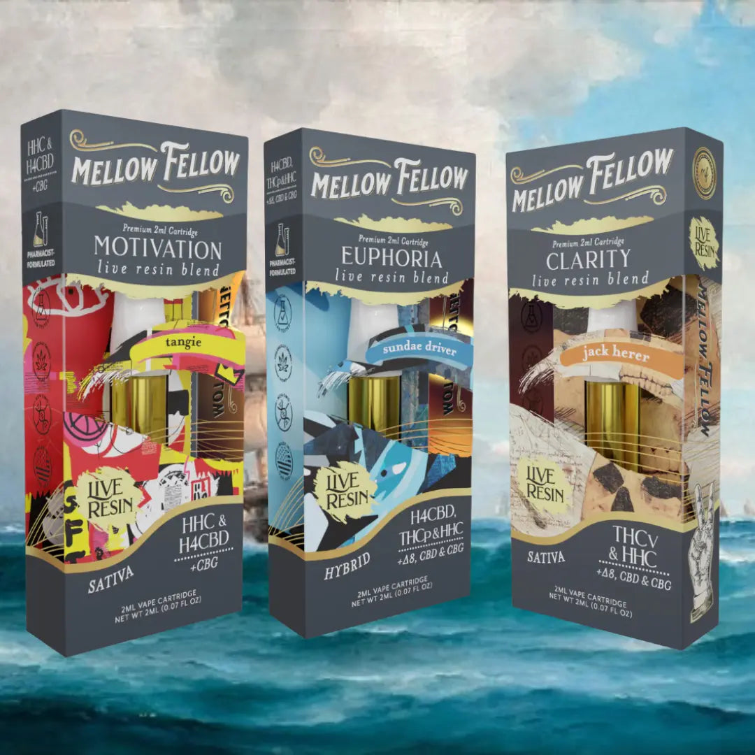 MELLOW FELLOW 2GM CART LIVE RESIN BLEND MELLOW FELLOW