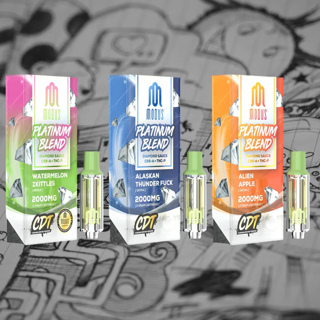 MODUS PLATINUM BLEND DIAMOND SAUCE 2GM CARTS MODUS