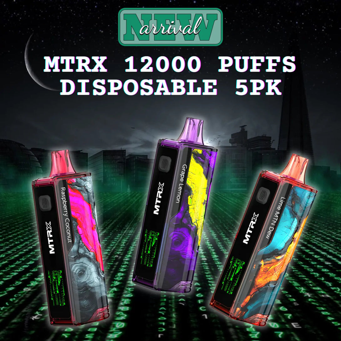 MTRX DISPOSABLE 12000 PUFFS 5% NICOTINE MTRX