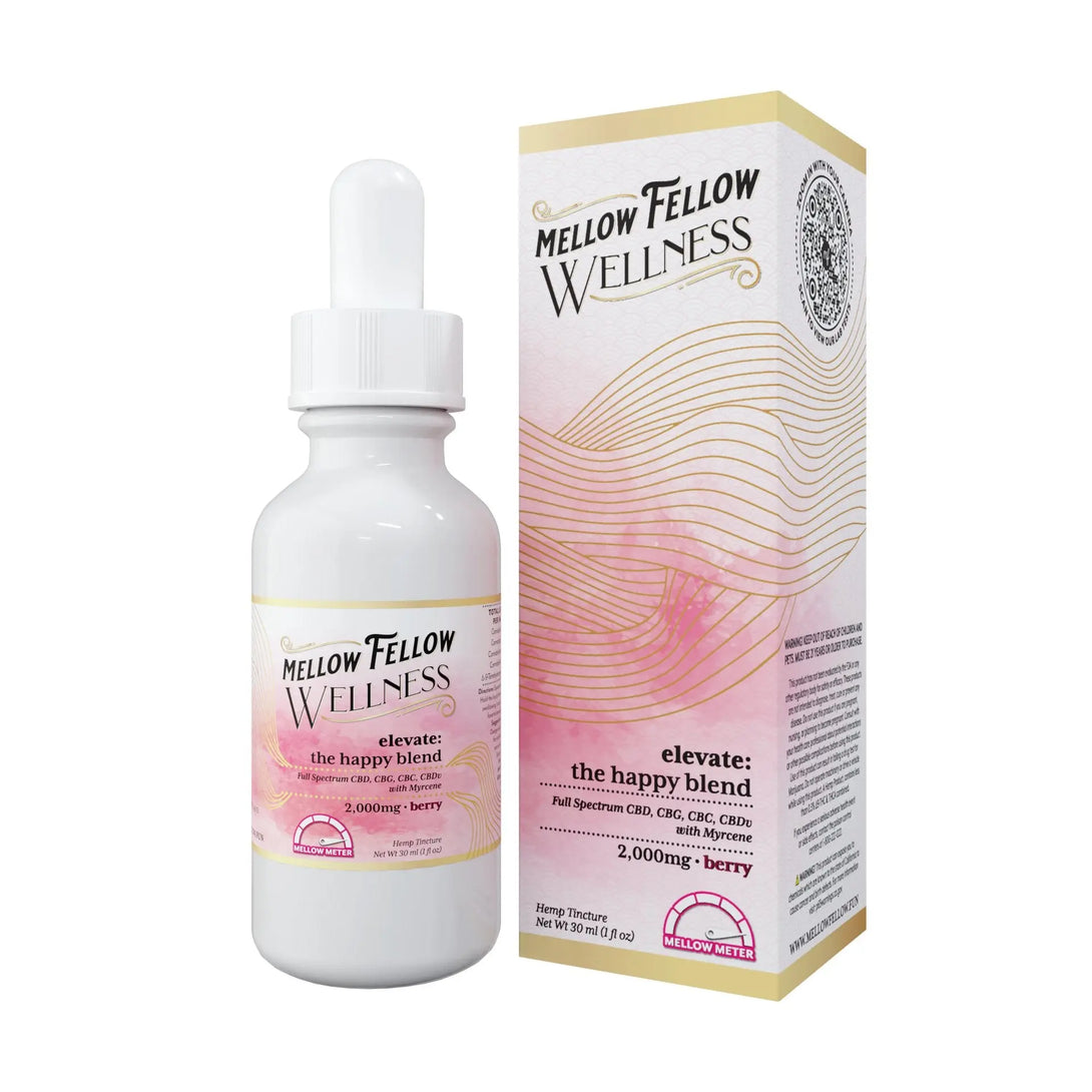 Mellow Fellow Wellness CBD Tincture-2000mg Mellow Fellow