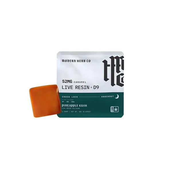 Modern Herb Co. Live Resin D9 Caramels, 52 mg Modern Herb Co.