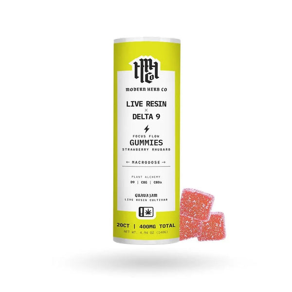 Modern Herb Co. Live Resin D9 Gummies, 20CT, 440 mg Modern Herb Co.