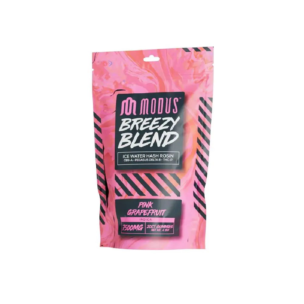 Modus CB9A + THCP + D8P Breezy Blend Gummies, 20CT, 7500 mg Modus