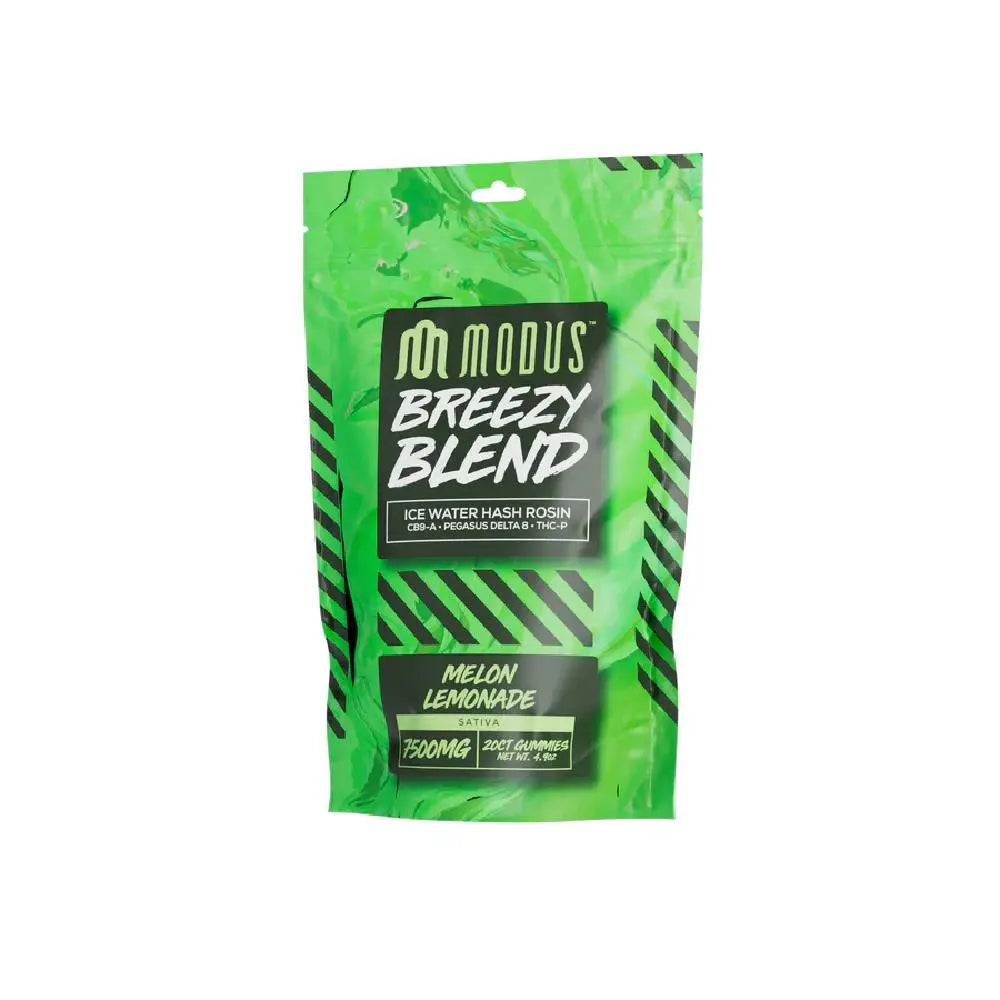 Modus CB9A + THCP + D8P Breezy Blend Gummies, 20CT, 7500 mg Modus