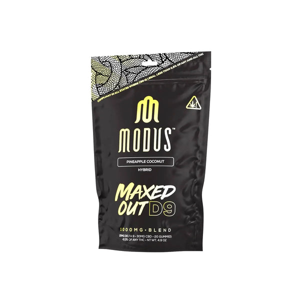Modus Delta 9 Maxed Out Gummies, 20CT, 1000 mg Modus