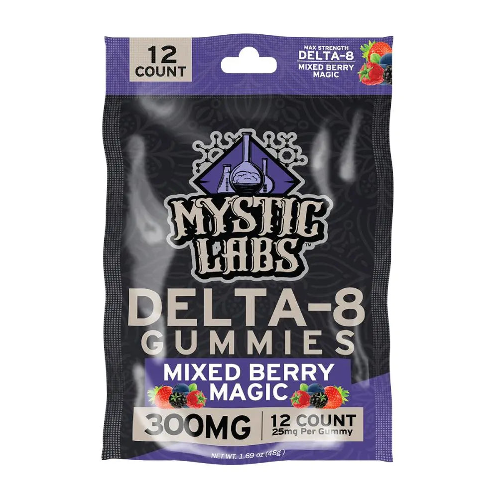 Mystic Labs Delta 8 Gummies, 12CT, 300 mg Mystic Labs