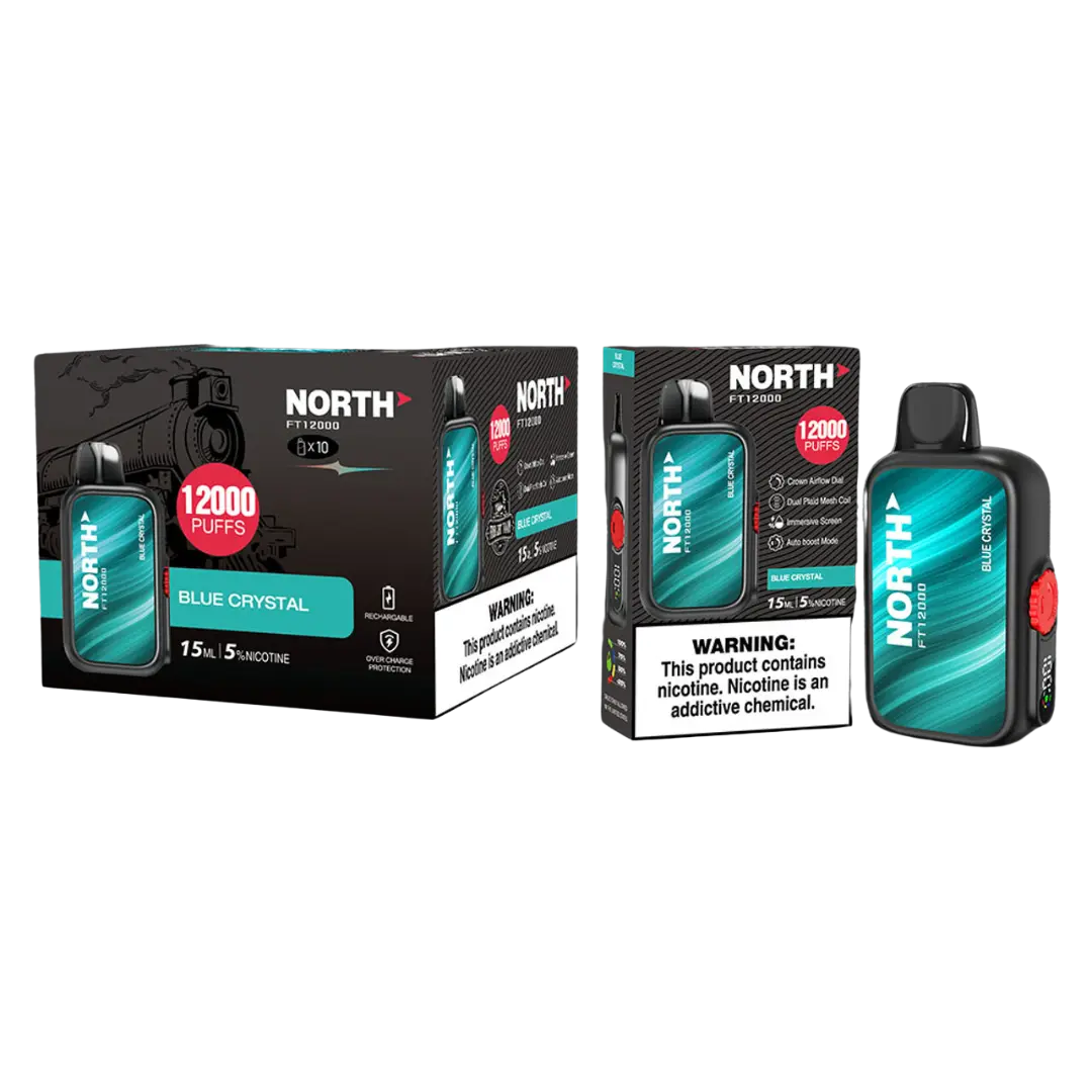 NORTH FT12000 PUFFS 0% NICOTINE DISPOSABLE NORTH