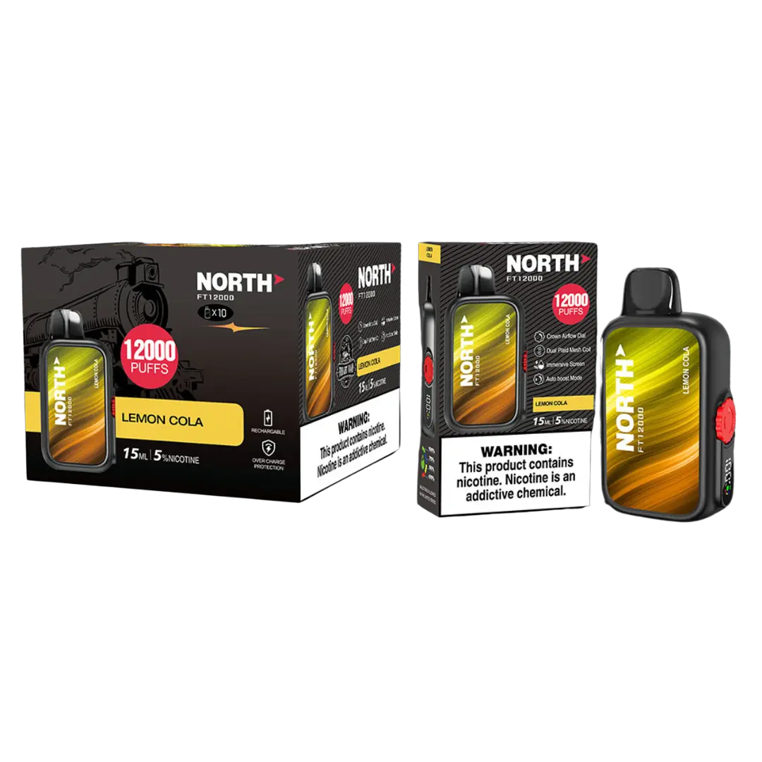 NORTH FT12000 PUFFS 0% NICOTINE DISPOSABLE NORTH