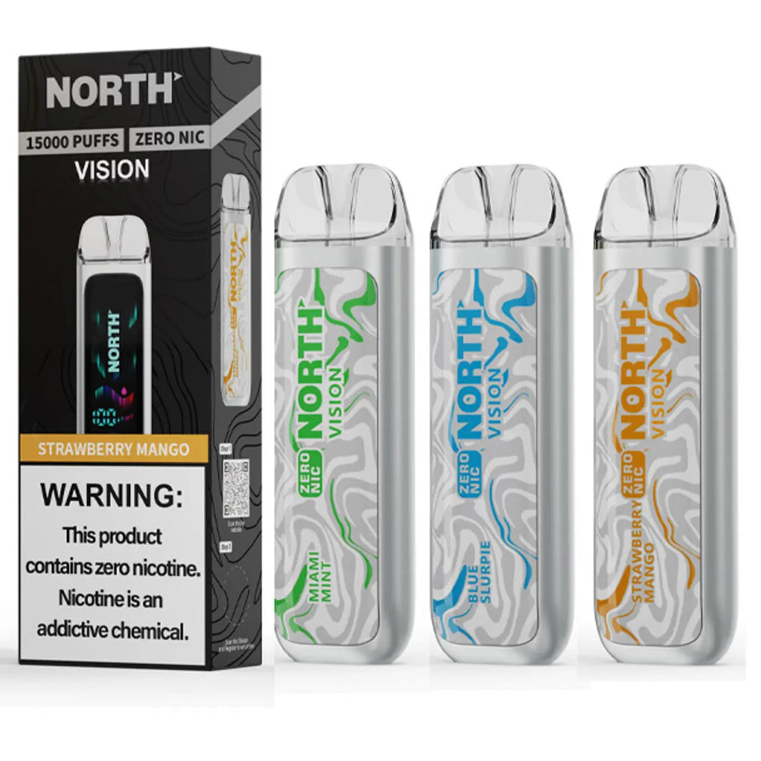 NORTH VISION 15K 0% NICOTINE NORTH