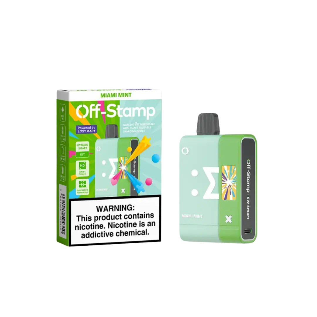 OFF-STAMP SW16000 PUFFS SMART KIT DISPOSABLE OFF STAMP