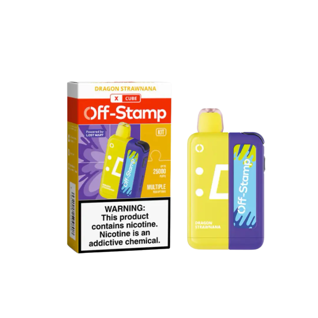 OFF-STAMP X CUBE 25000 PUFFS DISPOSABLE KIT OFF STAMP
