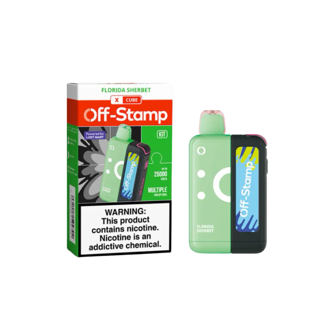 OFF-STAMP X CUBE 25000 PUFFS DISPOSABLE KIT OFF STAMP