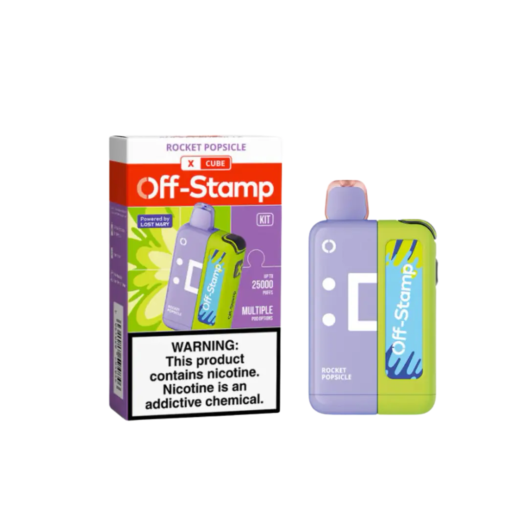 OFF-STAMP X CUBE 25000 PUFFS DISPOSABLE KIT OFF STAMP