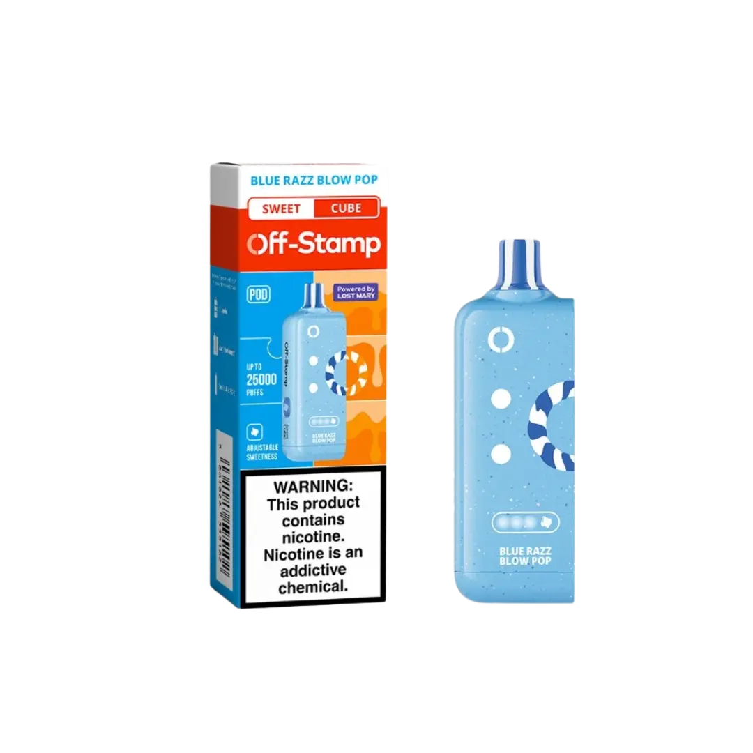 OFF-STAMP X CUBE 25000 PUFFS DISPOSABLE POD OFF STAMP