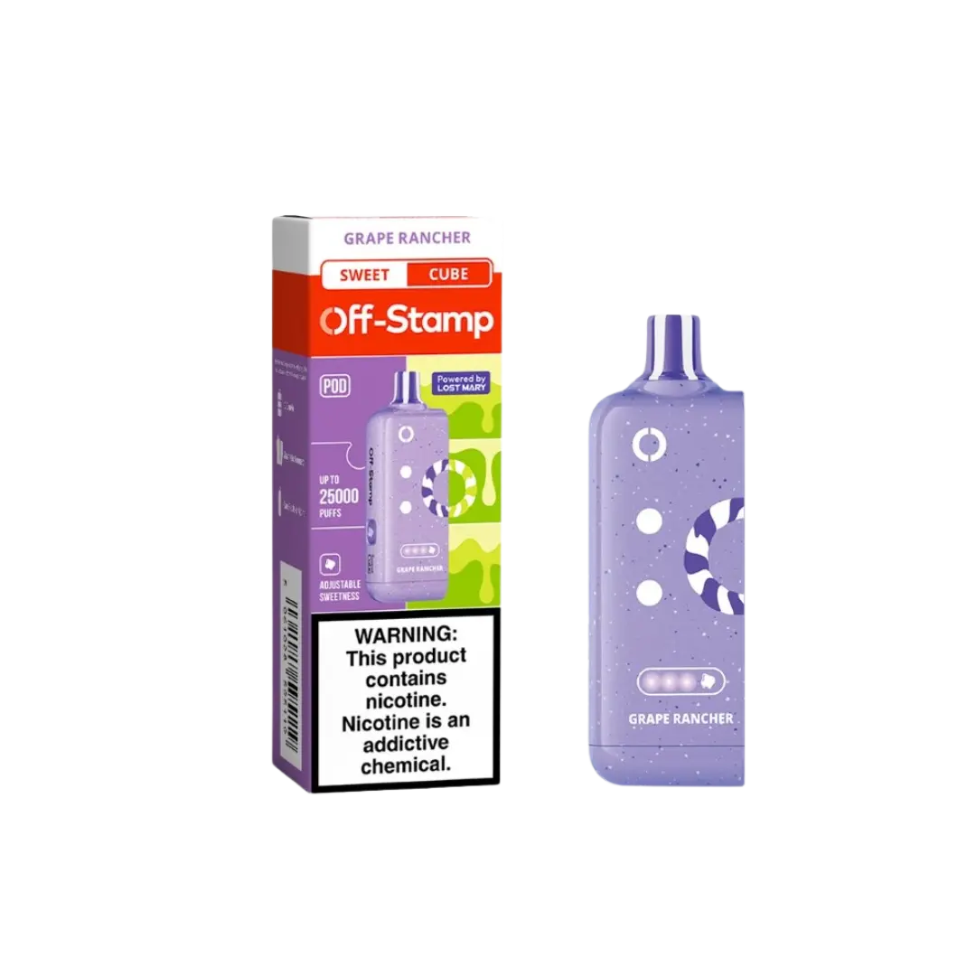 OFF-STAMP X CUBE 25000 PUFFS DISPOSABLE POD OFF STAMP
