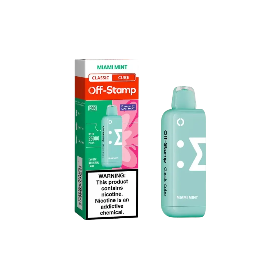 OFF-STAMP X CUBE 25000 PUFFS DISPOSABLE POD OFF STAMP