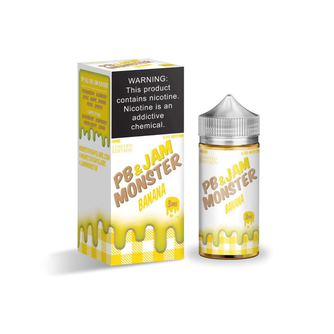 PB & JAM MONSTER E-LIQUIDS PB & JAM MONSTER