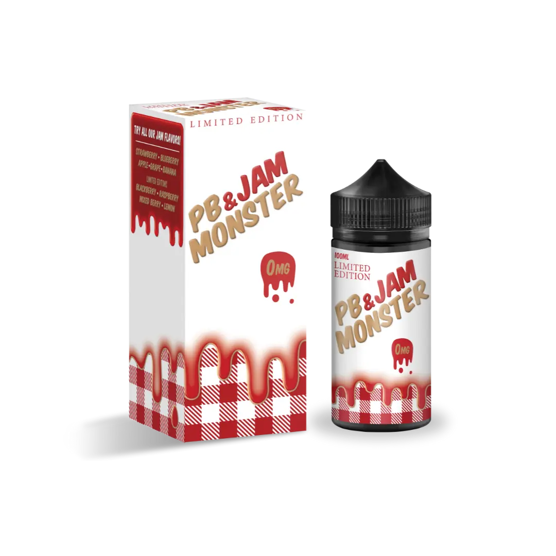 PB & JAM MONSTER E-LIQUIDS PB & JAM MONSTER