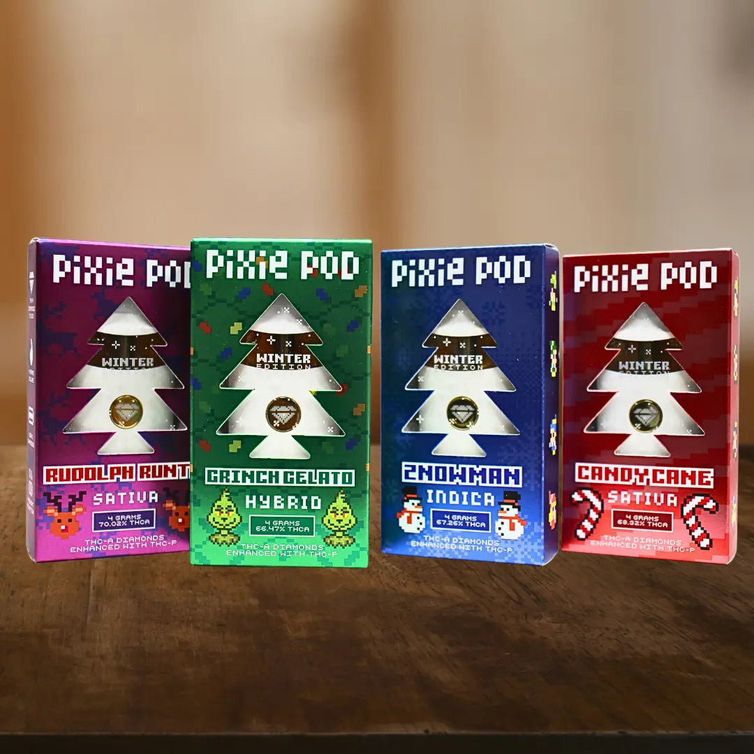 PIXIE POD WINTER EDITION 4GM THC-A + THC-P DIAMONDS DISPOSABLE PIXIE DUST