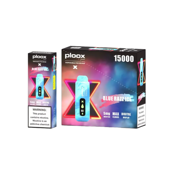 PLOOX PORTABLE HOOKAH 15000 PUFFS DISPOSABLE PLOOX