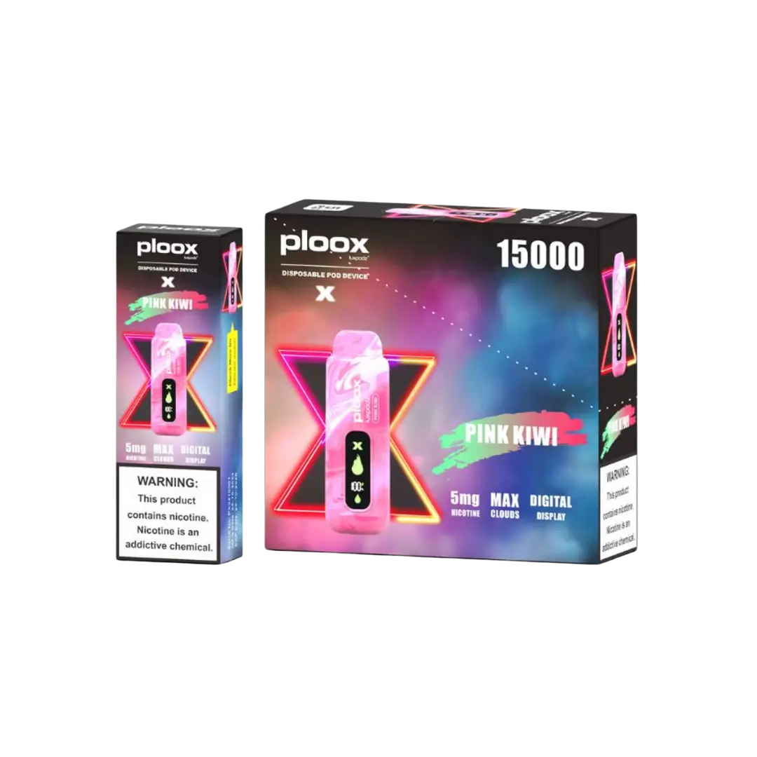 PLOOX PORTABLE HOOKAH 15000 PUFFS DISPOSABLE PLOOX