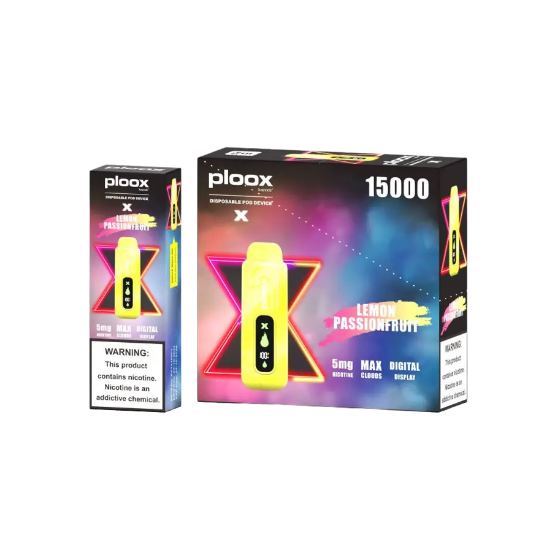 PLOOX PORTABLE HOOKAH 15000 PUFFS DISPOSABLE PLOOX