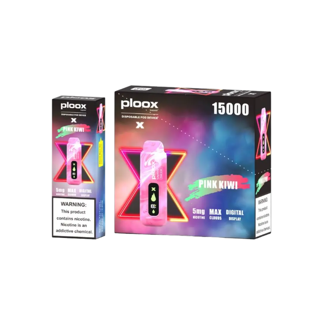 PLOOX PORTABLE HOOKAH 15000 PUFFS DISPOSABLE PLOOX