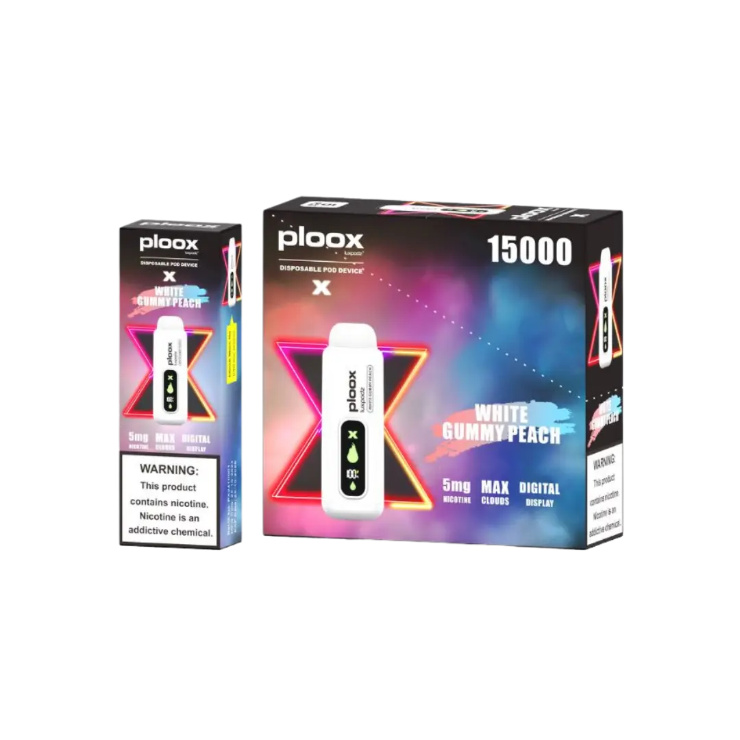 PLOOX PORTABLE HOOKAH 15000 PUFFS DISPOSABLE PLOOX