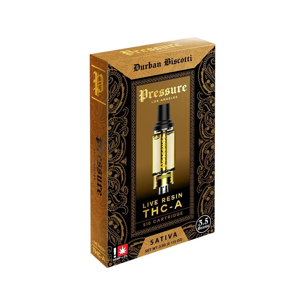 PRESSURE 3.5GM LIVE RESIN THC-A CART PRESSURE