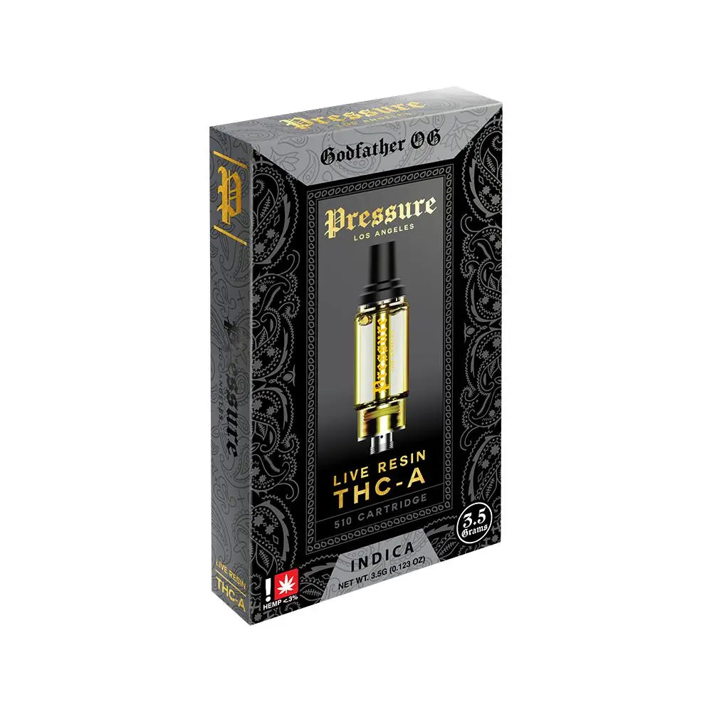 PRESSURE 3.5GM LIVE RESIN THC-A CART PRESSURE
