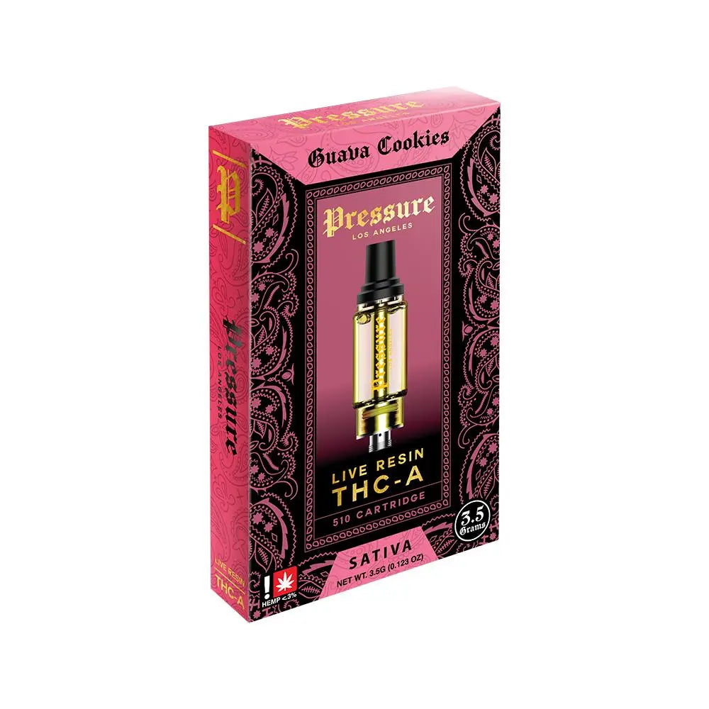 PRESSURE 3.5GM LIVE RESIN THC-A CART PRESSURE