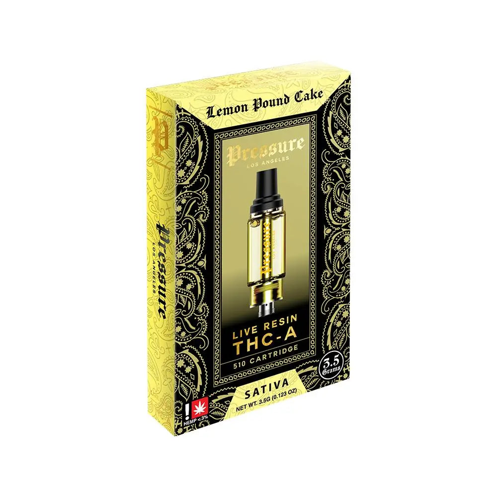 PRESSURE 3.5GM LIVE RESIN THC-A CART PRESSURE