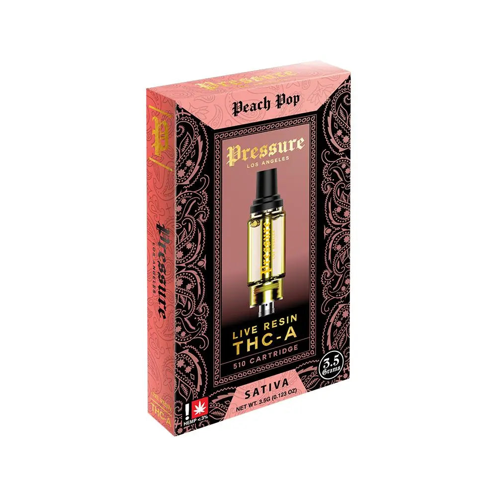 PRESSURE 3.5GM LIVE RESIN THC-A CART PRESSURE