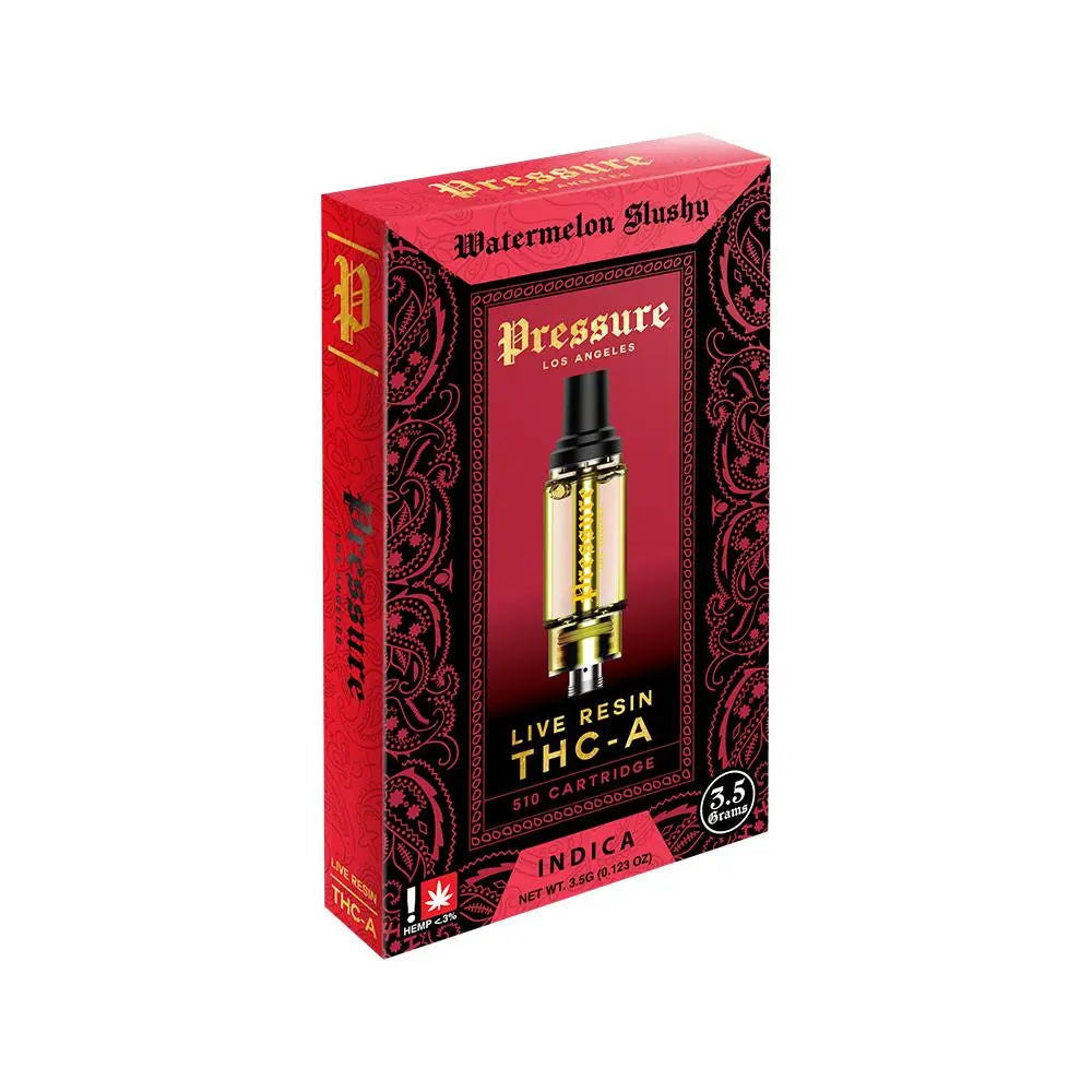 PRESSURE 3.5GM LIVE RESIN THC-A CART PRESSURE