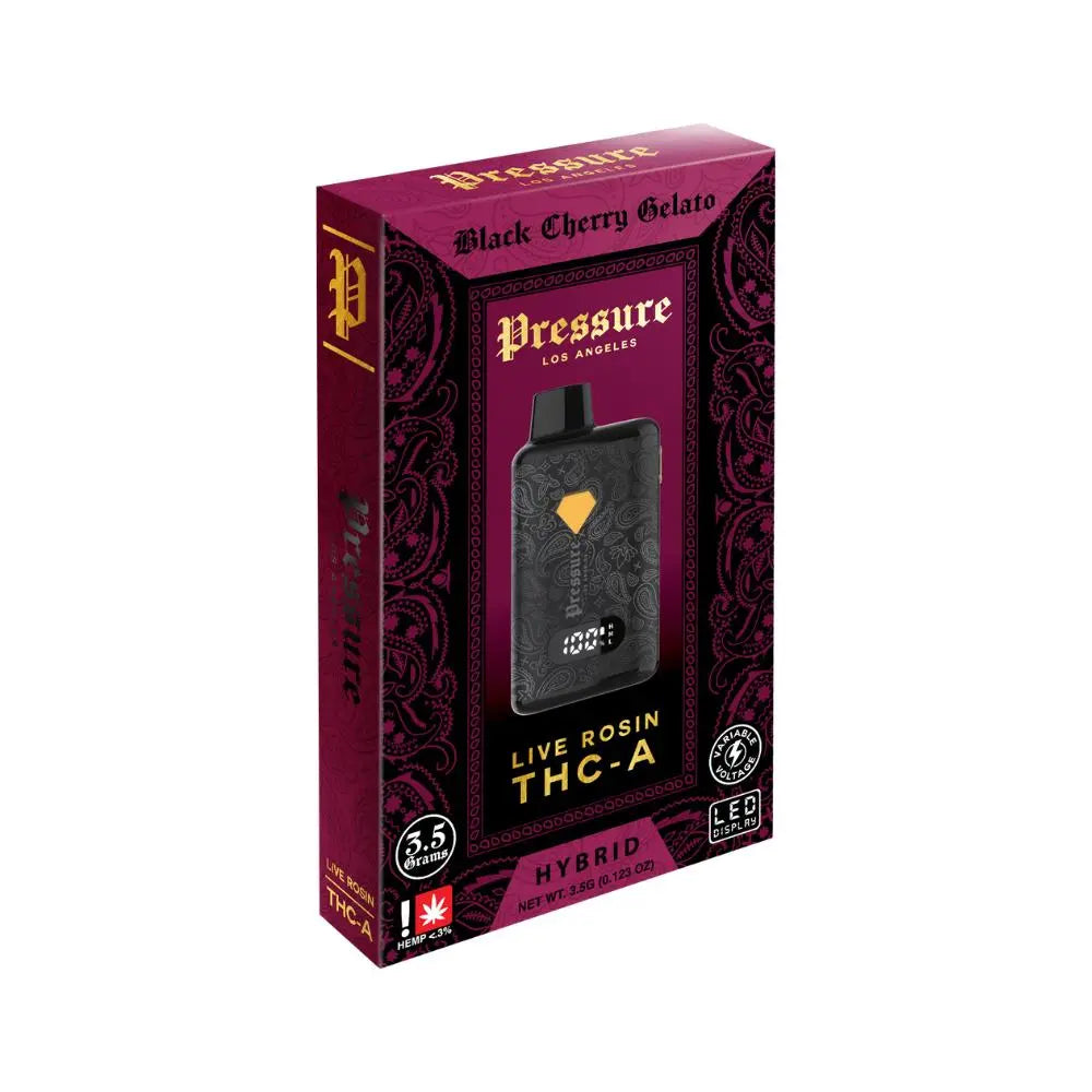 PRESSURE 3.5GM THC-A LIVE RESIN DISPOSABLE PRESSURE
